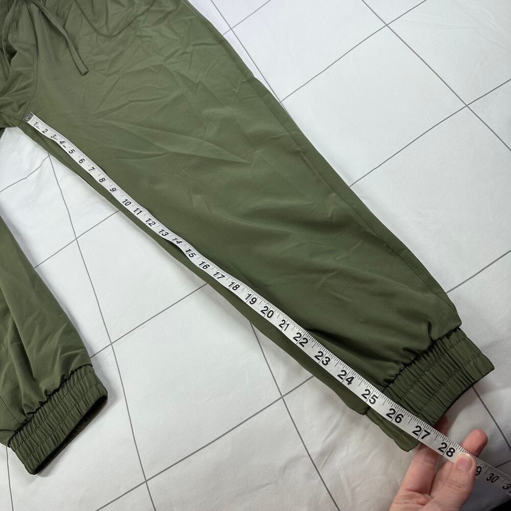 Albion Pants Womens Medium Green Olive Destination Jogger Athletic Sporty Travel - Picture 9 of 11